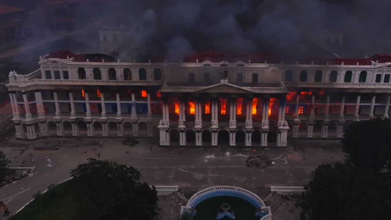 Singha Durbar Burnt in Nepal: Gen Z Protest Turns Violent, Important Documents Destroyed